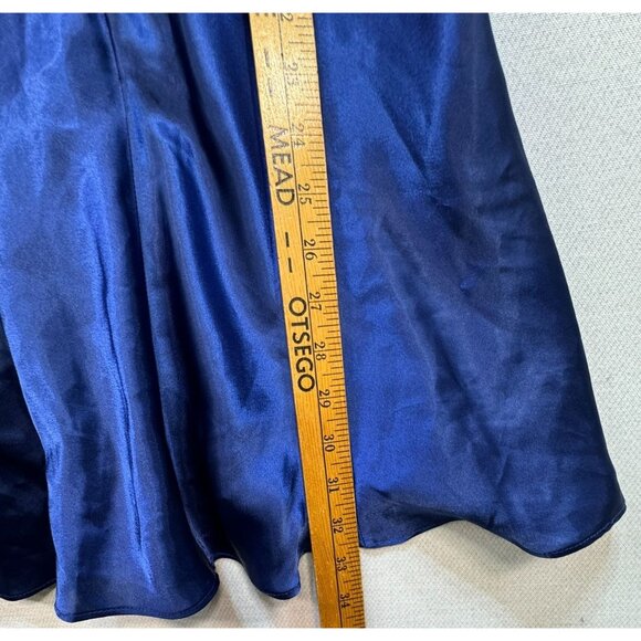 Erika Taylor Intimates Button-Front Satin Camisole Top Size S Blue - Picture 6 of 10
